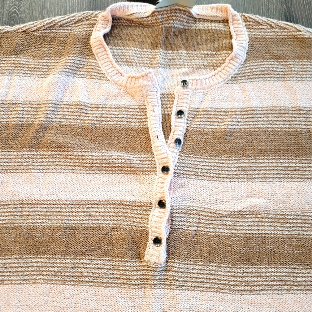 NWT Anthropologie Sat/Sun Jaden Knit Striped Romper XL - Picture 10 of 12